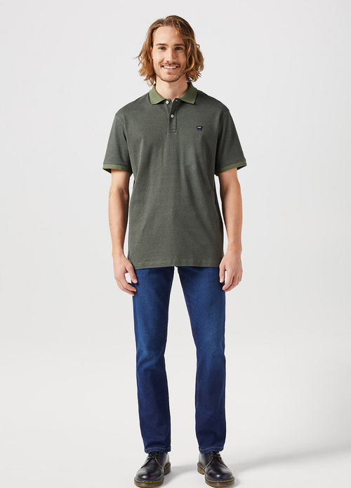 Wrangler Polo Shirt Dusty Olive - 112350410