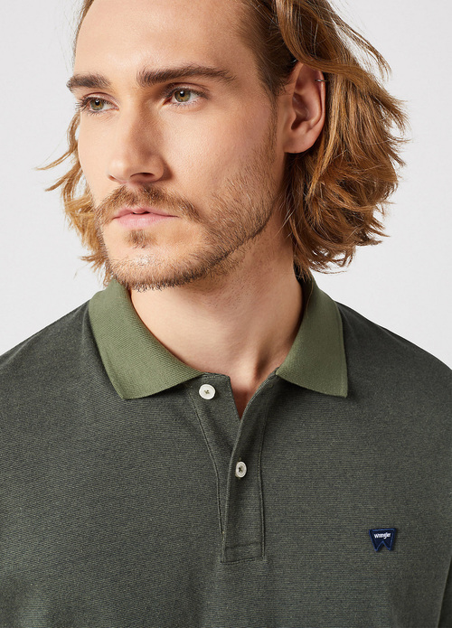 Wrangler Polo Shirt Dusty Olive - 112350410