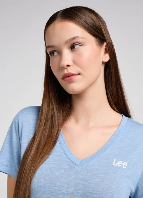Lee V Neck Tee Fresh Water