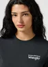 Wrangler Graphic Tee Faded Black