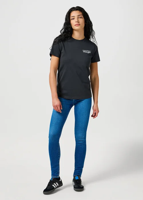 Wrangler Graphic Tee Faded Black