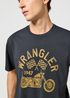 Wrangler Americana Tee Faded Black - 112357376