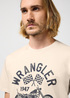 Wrangler Americana Tee Vintage White - 112357379