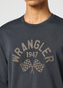 Wrangler Long Sleeve Graphic Tee Faded Black - 112357355