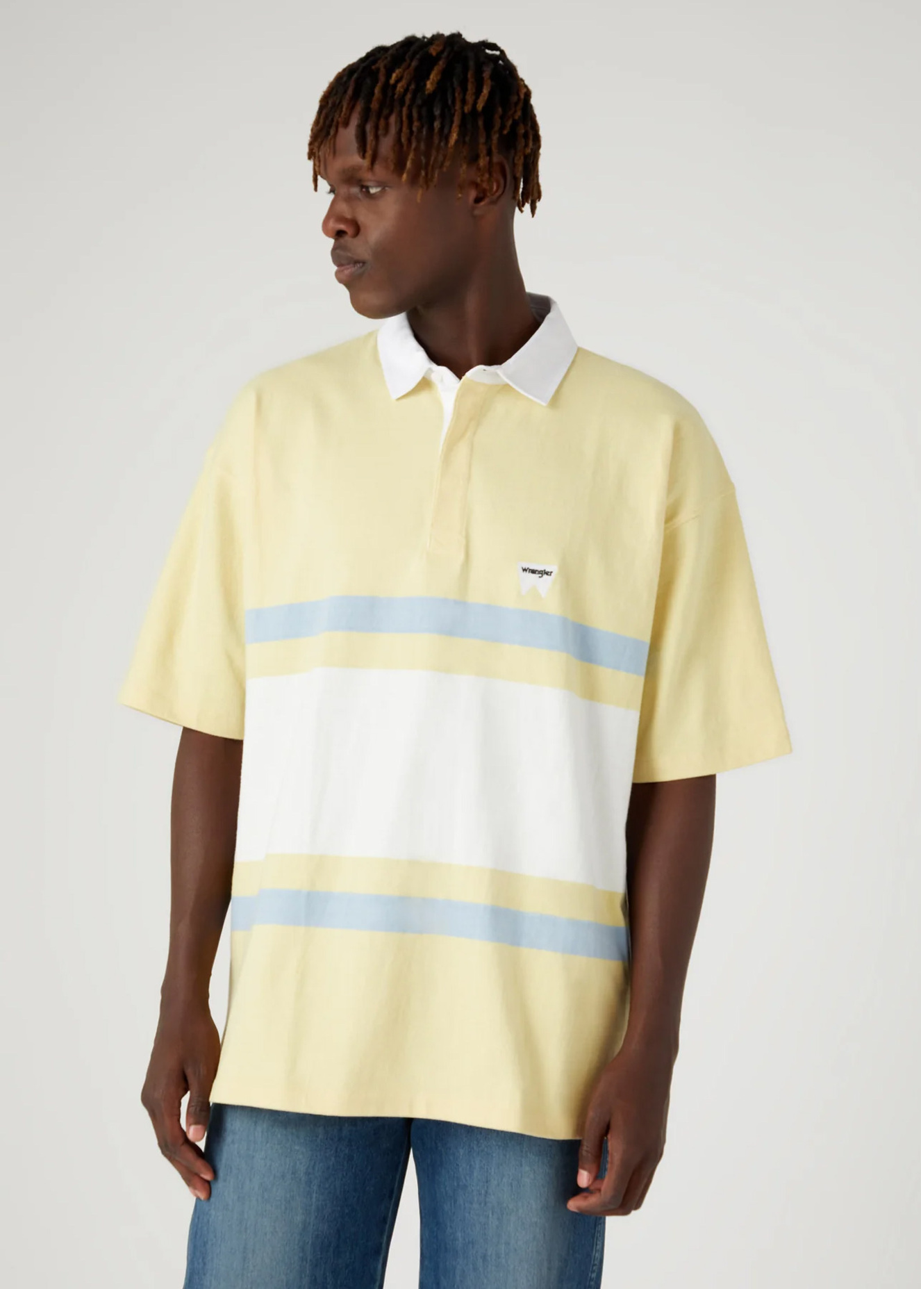 Wrangler Rugby Polo Shirt Pineapple Sli - W775GSY36