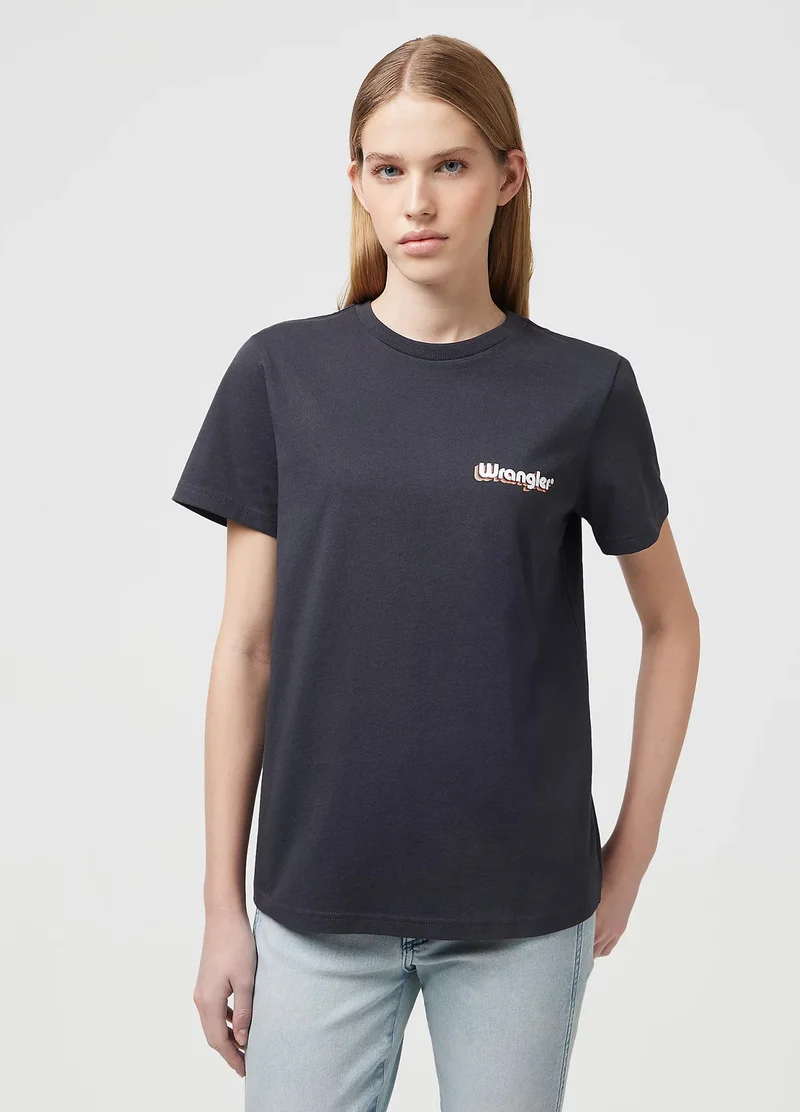 Wrangler Regular Tee Washed Black