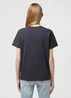 Wrangler Regular Tee Washed Black