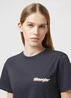 Wrangler Regular Tee Washed Black