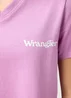 Wrangler V Neck Tee Smokey Grape