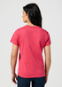 Wrangler Regular Tee Raspberry Wine - 112355285