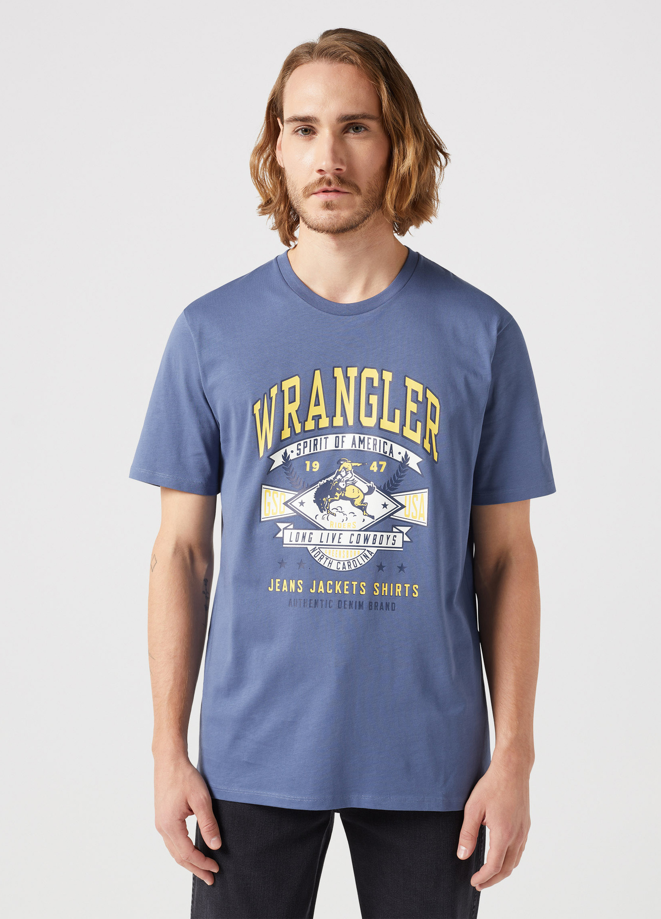 Wrangler Graphic Tee Vintage Indigo - 112350472