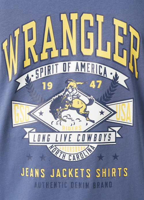 Wrangler Graphic Tee Vintage Indigo - 112350472