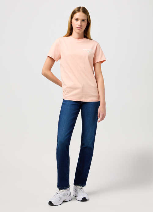 Wrangler Regular Tee Peach Melba - 112350631