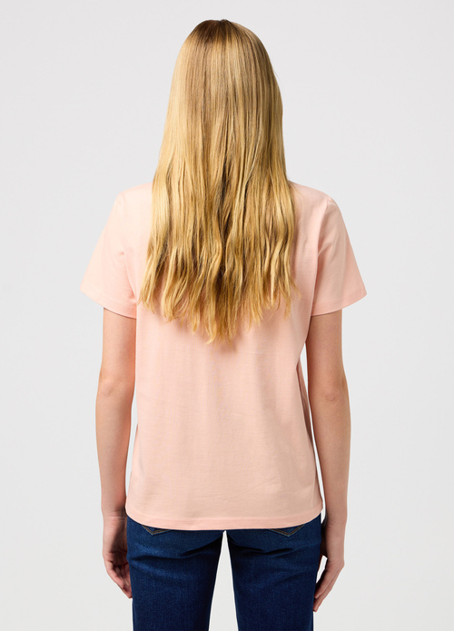 Wrangler Regular Tee Peach Melba - 112350631