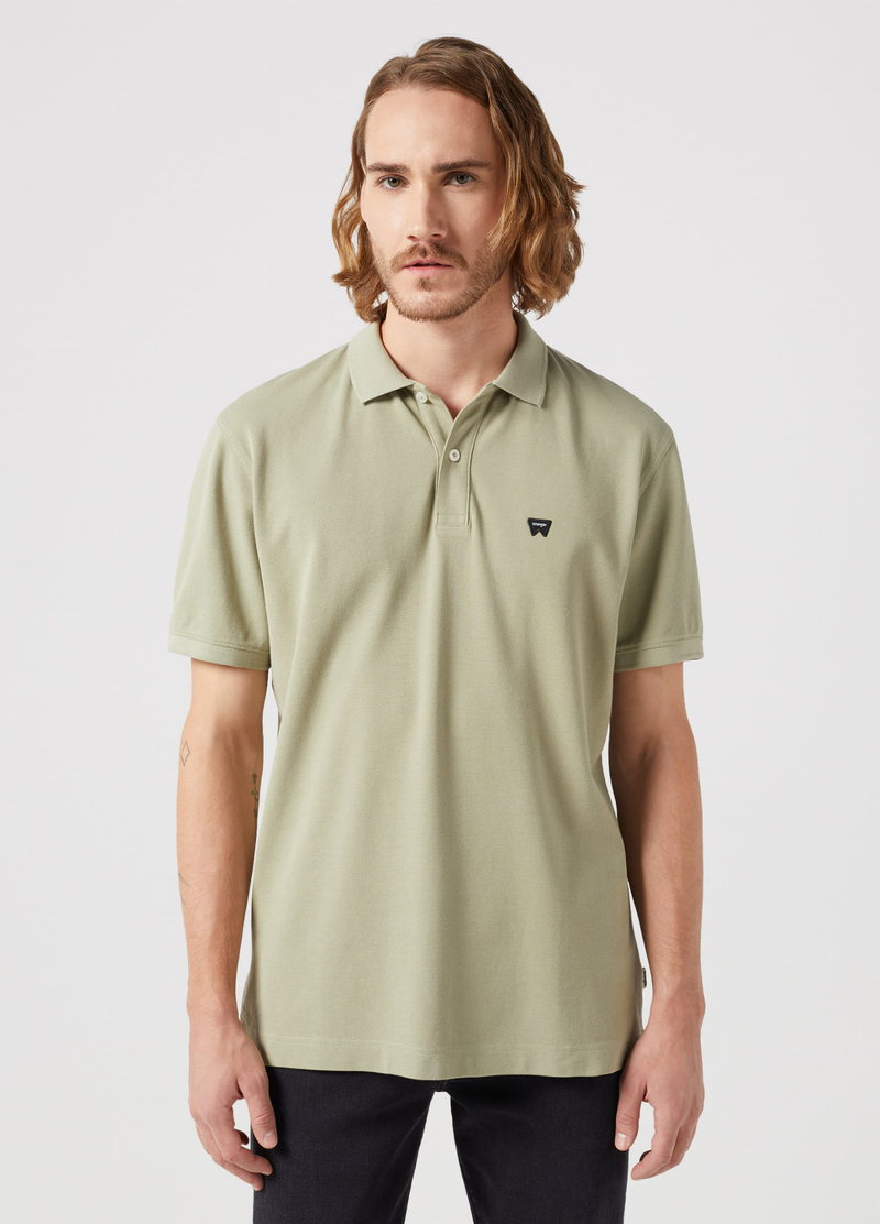 Wrangler Ss Polo Tee Tea Leaf - 112350462