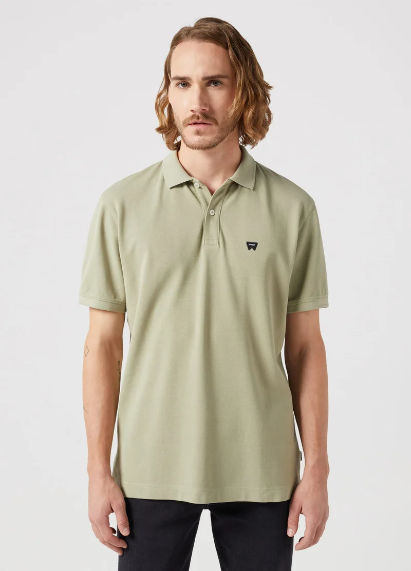 Wrangler Ss Polo Tee Tea Leaf