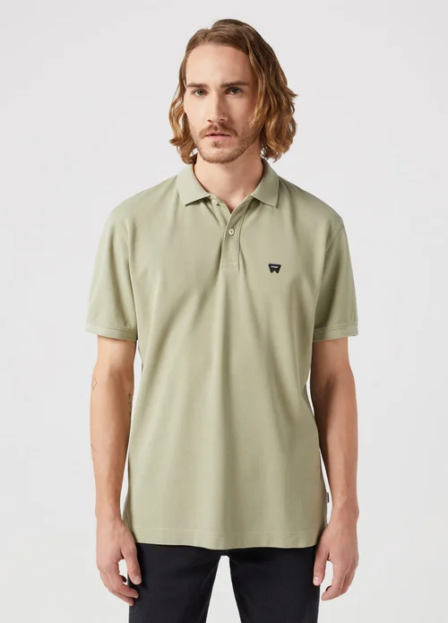 Wrangler Ss Polo Tee Tea Leaf