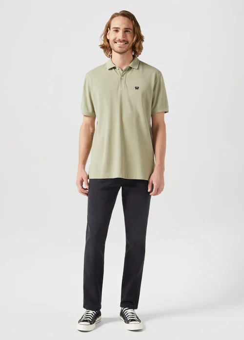 Wrangler Ss Polo Tee Tea Leaf