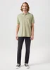 Wrangler Ss Polo Tee Tea Leaf