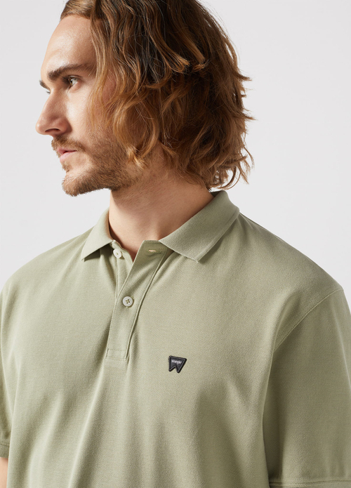 Wrangler Ss Polo Tee Tea Leaf - 112350462