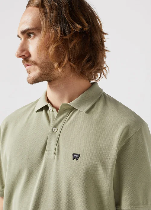 Wrangler Ss Polo Tee Tea Leaf