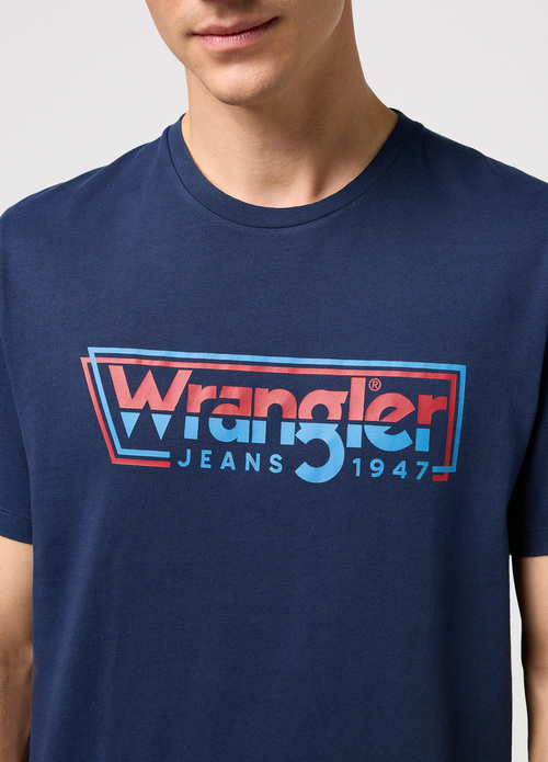 Wrangler Graphic Tee Navy - 112350468