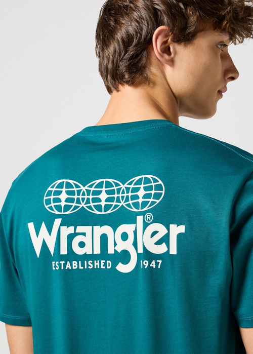 Wrangler Graphic Tee Deep Teal - 112355050