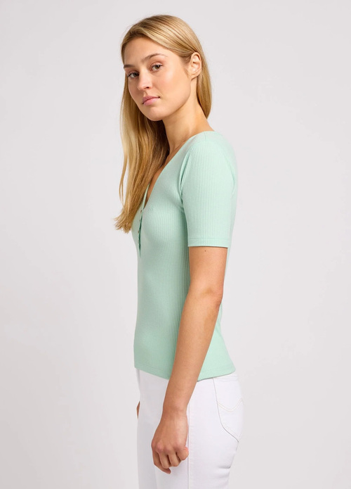 Lee Shortsleeves Henley Seafoam - 112350209