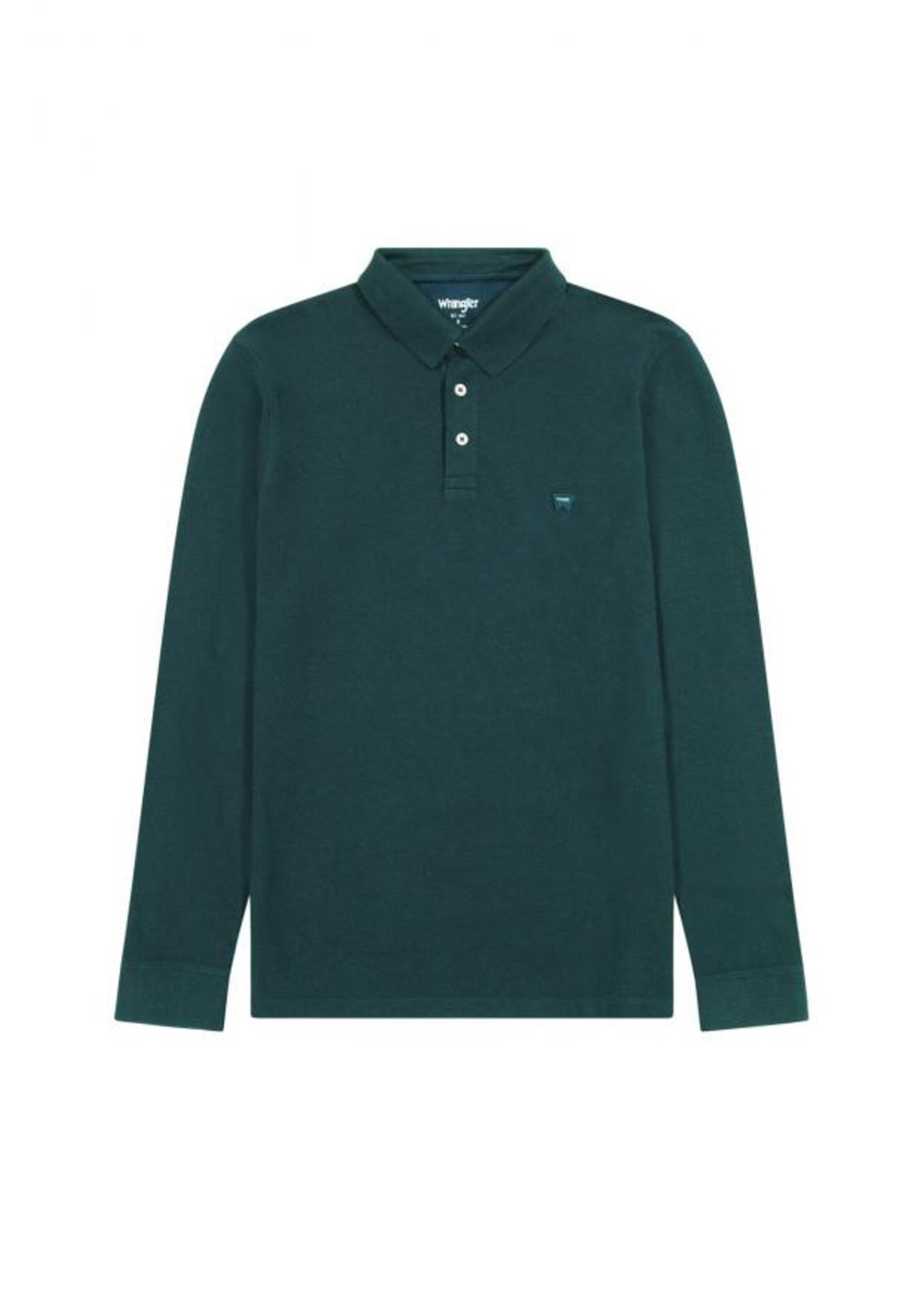 Wrangler Long Sleeve Polo Tshirt Teal - 112355058