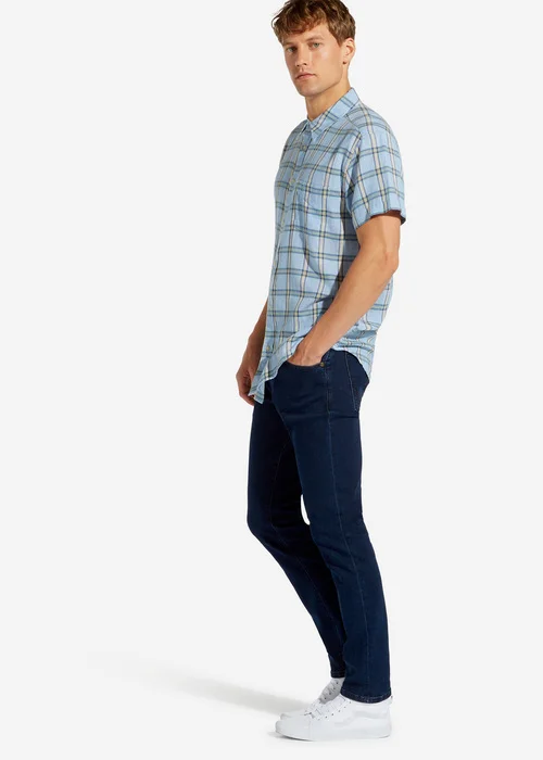Wrangler Ss 1pkt Shirt Cerulean