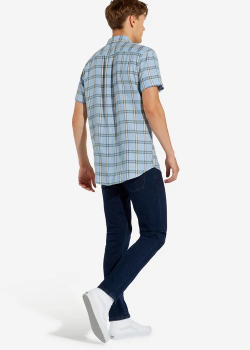 Wrangler Ss 1pkt Shirt Cerulean