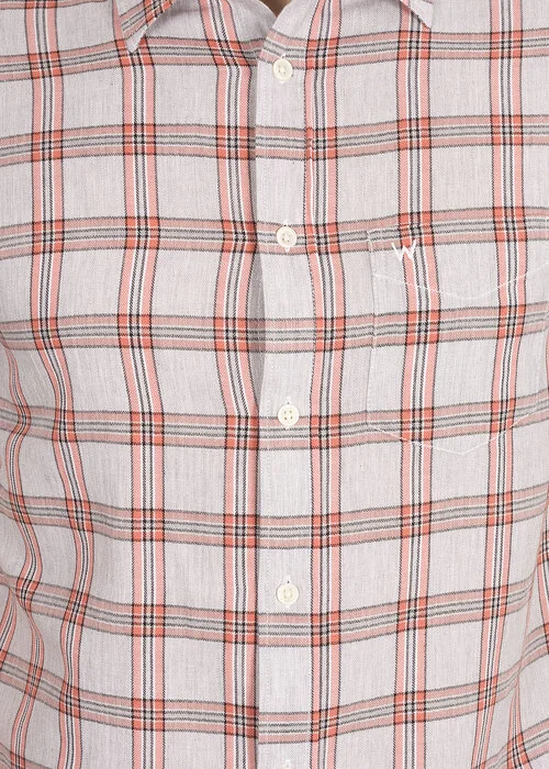 Wrangler Ss 1pkt Shirt Glow Orange