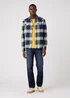 Wrangler Western Shirt Stone Green Check