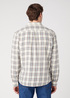 Wrangler One Pocket Shirt Worn White Check - W5A25QW02