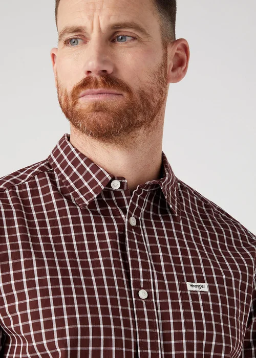 Wrangler One Pocket Shirt Dahlia