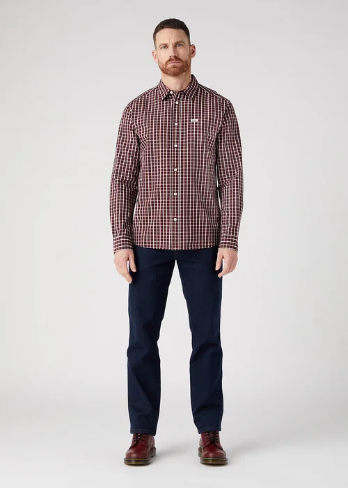 Wrangler One Pocket Shirt Dahlia