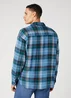 Wrangler Overshirt Captains Blue Check