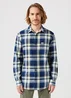 Wrangler One Pocket Shirt Yellow Indigo