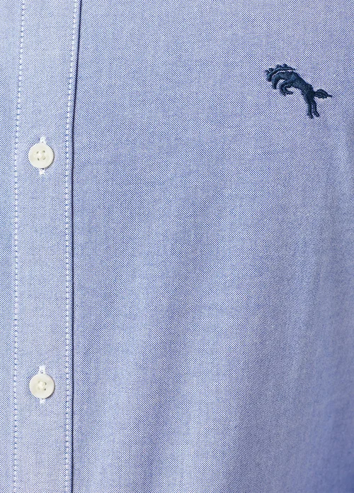 Wrangler Long Sleeve Shirt Oxford Blue