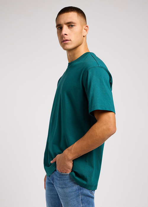 Lee Plain Loose Tee Evergreen - 112350757