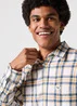 Wrangler Long Sleeve One Pocket Shirt White Check