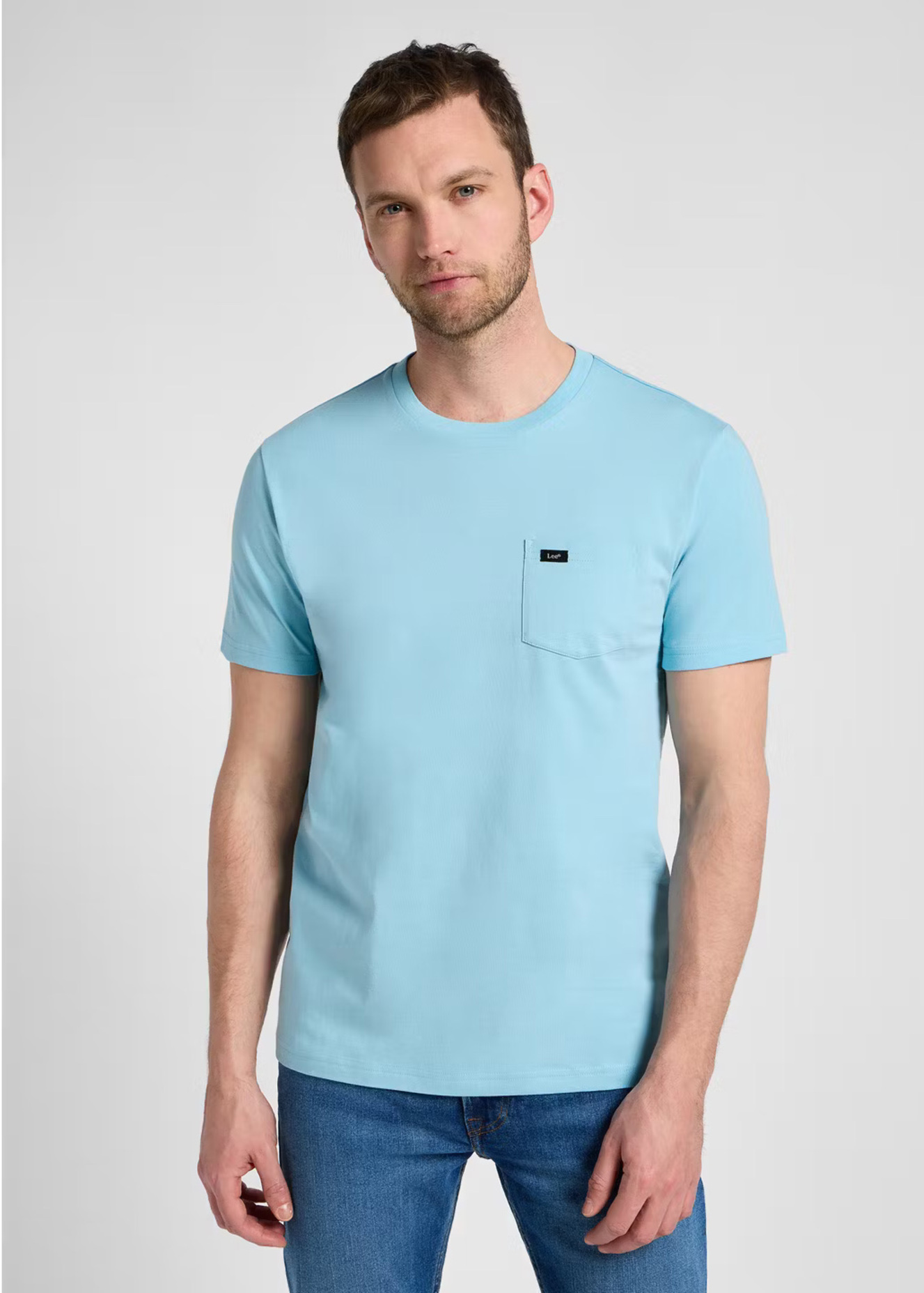 Lee Pocket Tee Preppy Blue - 112355582