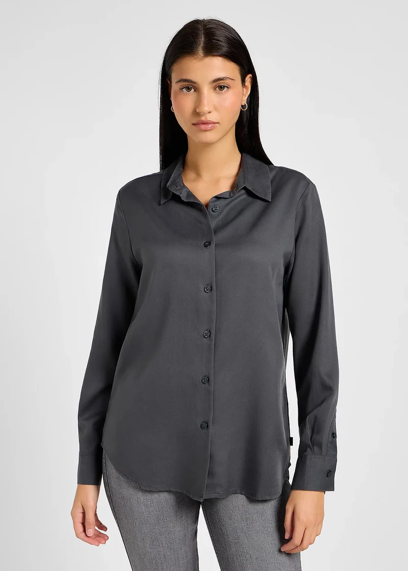 Lee Pocketless Shirt Dark Muted Gray