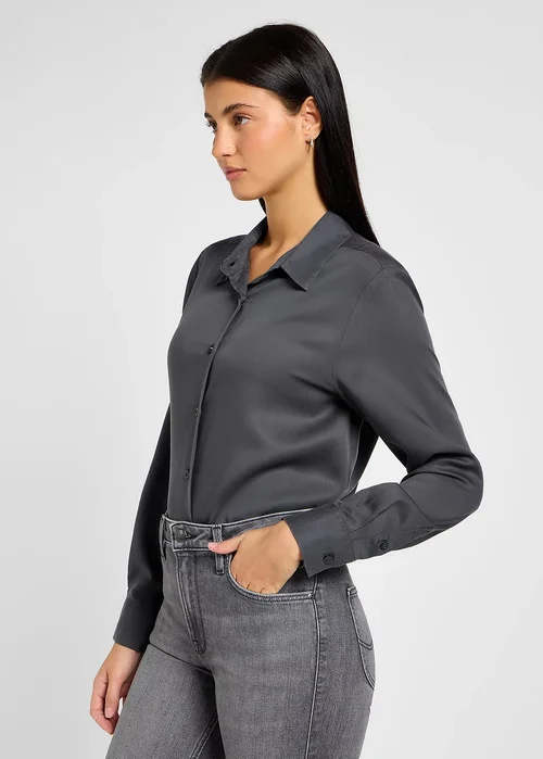 Lee Pocketless Shirt Dark Muted Gray