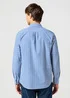 Wrangler One Pocket Shirt Blue Check