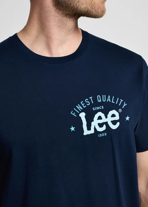 Lee Big Logo Tee Emperor Navy