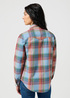 Wrangler Feme Western Shirt Indigo Check - 112356467