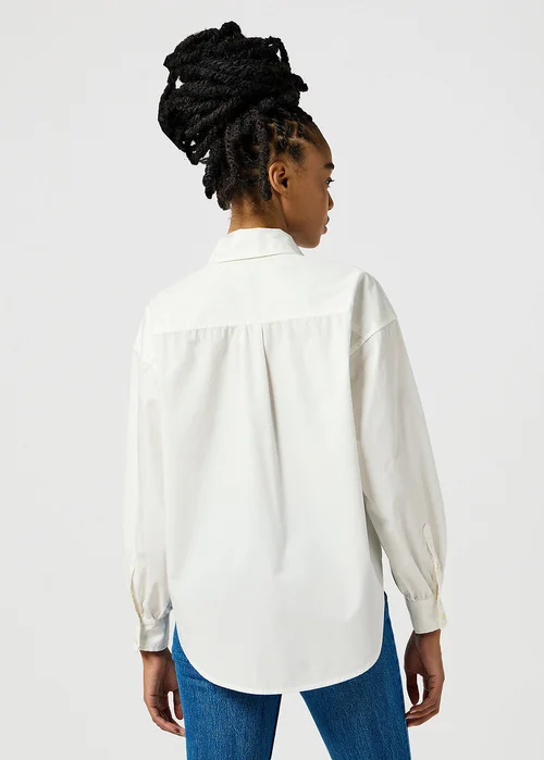 Wrangler Cool Girl Shirt Worn White