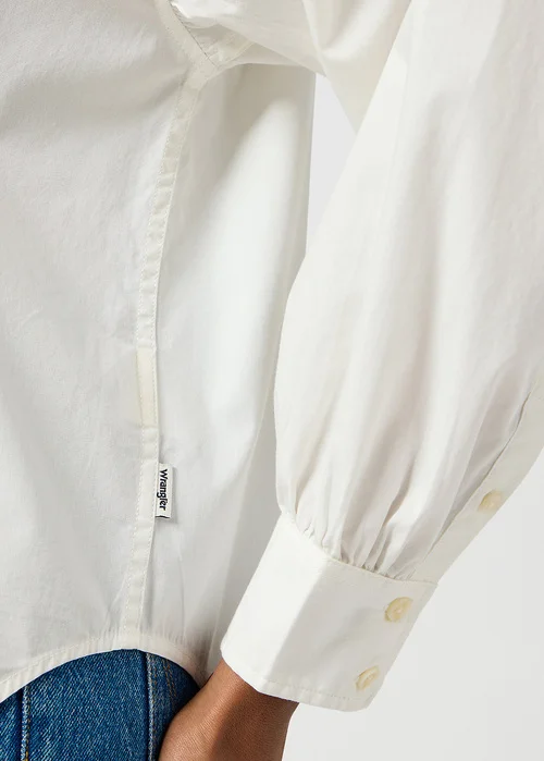 Wrangler Cool Girl Shirt Worn White