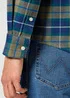 Wrangler One Pocket Flannel Shirt Dusty Olive Check